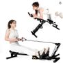 Rowing Machine, Ab Workout, Biceps Curls 3 in 1 Image 7