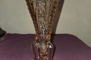 1930's "Rocket" Pink Glass Vase