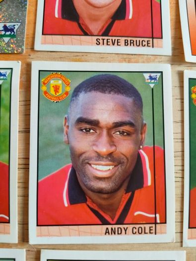 Merlin Football Premier League stickers 95 96 97 season and 2002 world cup