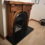 Fireplace surround+cast iron arch+ granite hearth Image 2