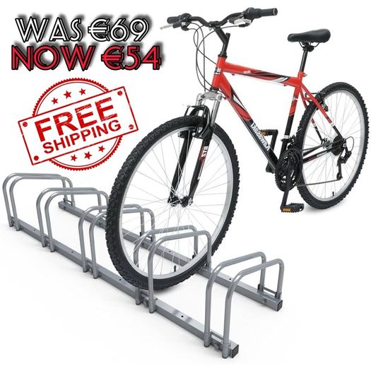 NEW SALE | 5 Bike Stand Floor or Wall mounted bike rack for garage Bicycle Parking rack Cycle Storage Locking Stand