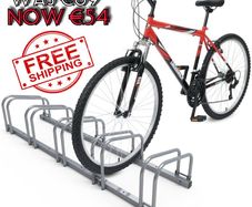 NEW SALE | 5 Bike Stand Floor or Wall mounted bike rack for garage Bicycle Parking rack Cycle Storage Locking Stand