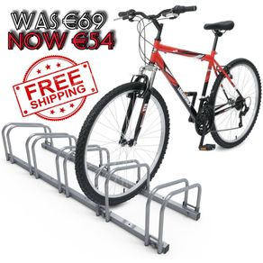 NEW SALE | 5 Bike Stand Floor or Wall mounted bike rack for garage Bicycle Parking rack Cycle Storage Locking Stand