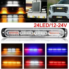 12V-24V 24LED LED Car Truck Body LED Light Side Light Warning Emergency Light Without Battery For Cars Van Truck Motorcycle