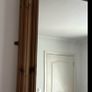 Large mirror real pine wood Image 3