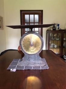 Antique Salter Trade Scale No. 58T - Vintage Cast Iron & Brass (Working)