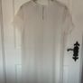 dress ivory short sleeve tunic dress sizev10/12 Image 8