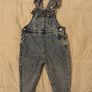 Blue Denim Dungaree,s And Top Image 2