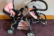 Dolls Twin Stroller