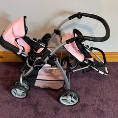 Dolls Twin Stroller