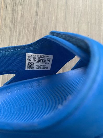 Adidas blue sandals
