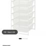 IKEA storage unit with 6 baskets Image 4
