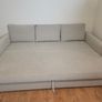 IKEA Light beige three seat sofa bed (FRIHETEN) Image 5