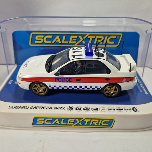 Scalextric Performance Car Twin Pack Subaru vs Aston martin Slot Cars ( C4429 + C4446 )