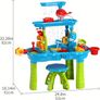 3/4 Tier Kids Sand And Water Table, 3-in-1 Sensory Play Table Image 9