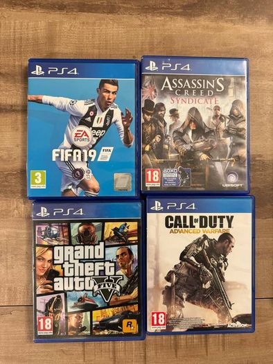 PS4 + 2 controllers + 6 games
