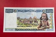 Djibouti  2,000 Francs  2008. Pick 43.   ( Uncirculated )