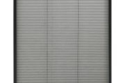 Plisse Insect Screen for Windows Aluminium Anthracite 80x100 cm