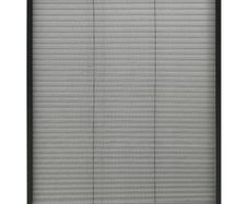 Plisse Insect Screen for Windows Aluminium Anthracite 80x100 cm