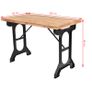 Dining Table Solid Fir Wood Top 122x65x82 cm Image 3