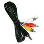 New 3.5 mm Male Jack to 3 x Male RCA Cinch Phono Cable Audio Video Adapter #76 Image 2