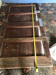 Solid teak door and pine door