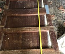 Solid teak door and pine door