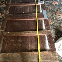 Solid teak door and pine door