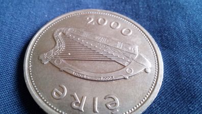 Millennium One Pound Irish Coin.