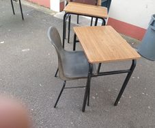 table and  chairs