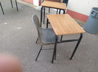 table and  chairs