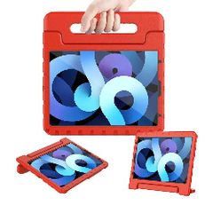 For Apple iPad Air 5 2022 5th Gen Kids Case Shockproof Cover With Stand Red