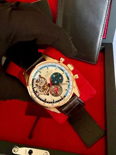 Zenith El Primero Chronomaster  Rolling Stones Limited Edition of 100 Worldwide 18.2041.4061/77.C494