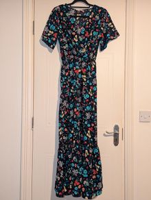 Beautiful floral maxi dress from Purples of Paris