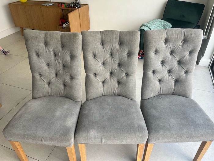 3 Grey Chairs
