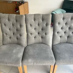 3 Grey Chairs