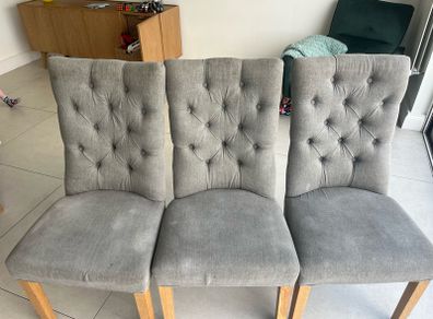 3 Grey Chairs