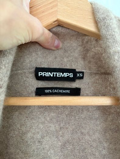Cashmere Cardigan Printemps