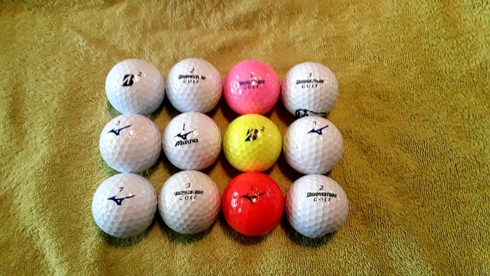 12 Bridgestone/Mizuno Golf balls