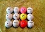 12 Bridgestone/Mizuno Golf balls