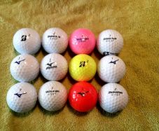 12 Bridgestone/Mizuno Golf balls