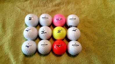 12 Bridgestone/Mizuno Golf balls