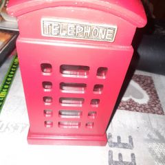 Vintage Telephone Box Money Bank, Postage Available on all my Items or Collection in Rochfortbridge Westmeath