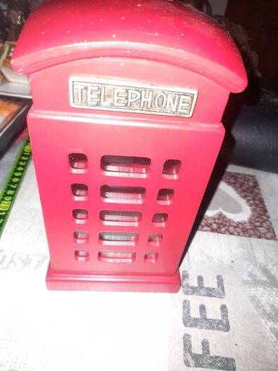Vintage Telephone Box Money Bank, Postage Available on all my Items or Collection in Rochfortbridge Westmeath
