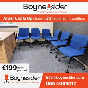 Arper cafita up chairs x 30
