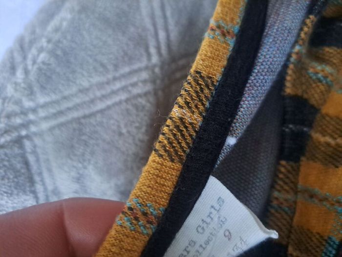Zara Tartan yellow dress 8-9