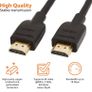 High-Speed HDMI 2.0 Cable, Supports 3D Formats and with Audio Return Channel, 1.8 m Image 3