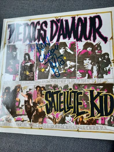 THE DOGS D'AMOUR: Satellite Kid 12" (Autographed)