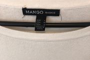 Mango white jumper dress