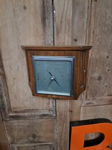 Vintage Oak Barometer